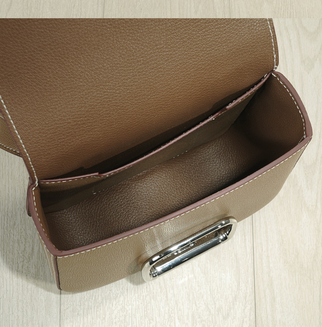 Genuine Leather Saddle Shoulder Bag