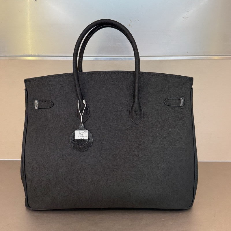 Her leather bag