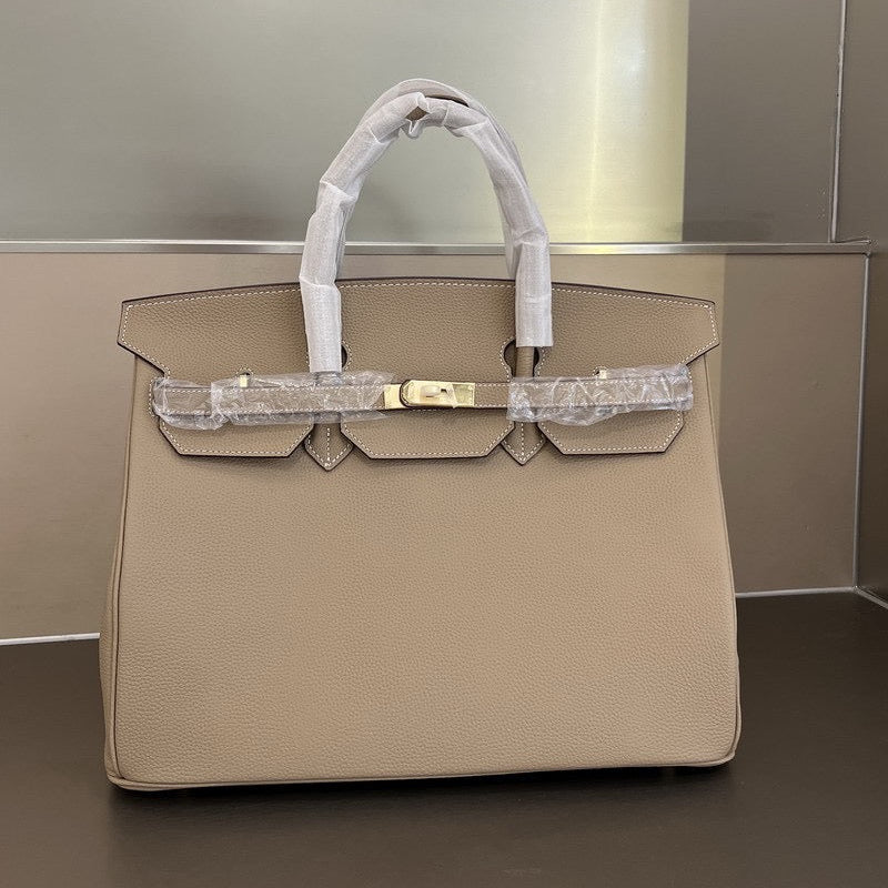 Her leather bag
