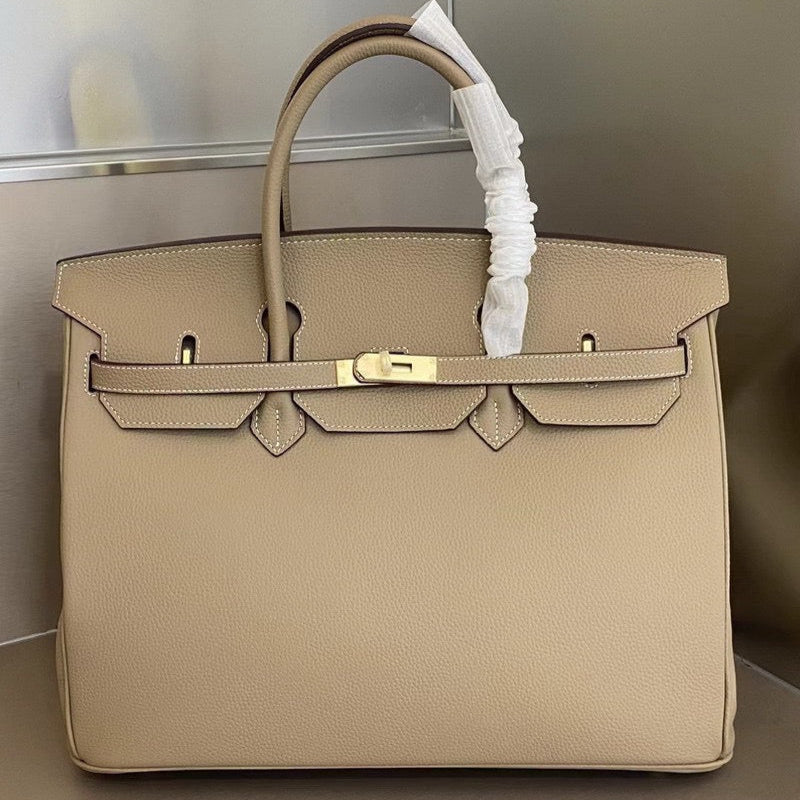 Her leather bag