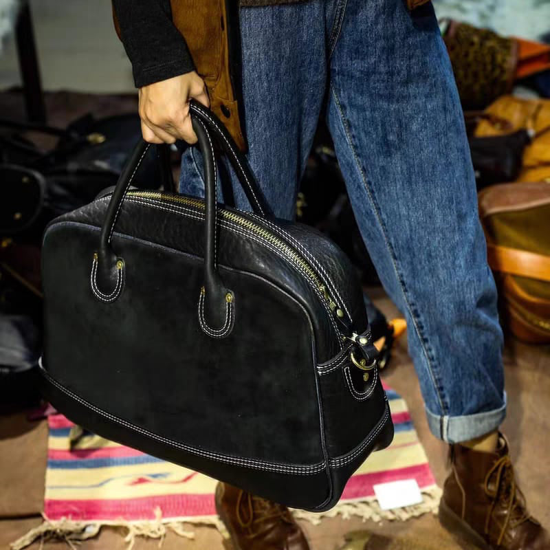 Leather Weekender Bag