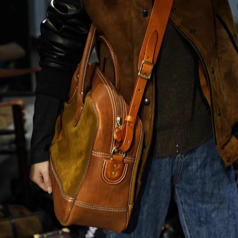 Leather Weekender Bag