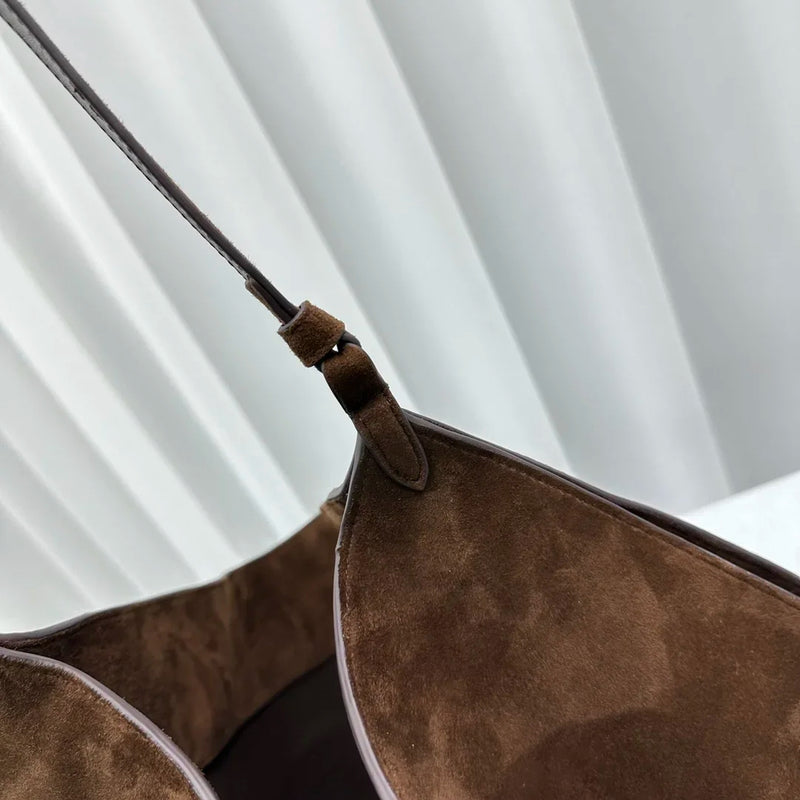 Medium Lotus suede tote