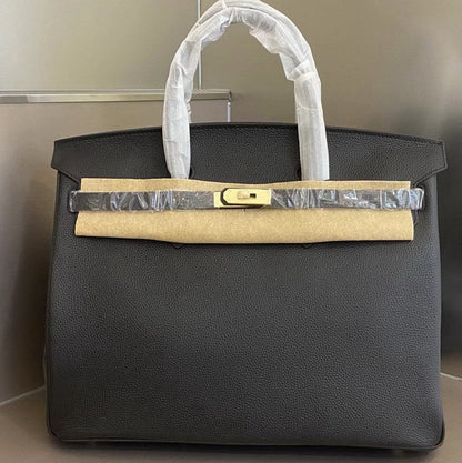 Her leather bag